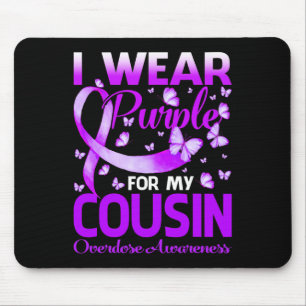 Mousepad Eu Visto Roxo Pela Consciência Da Sobredosagem Do 