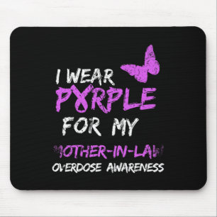 Mousepad Eu Visto Roxo Pela Minha Sobredosagem De Mãe-De-Le