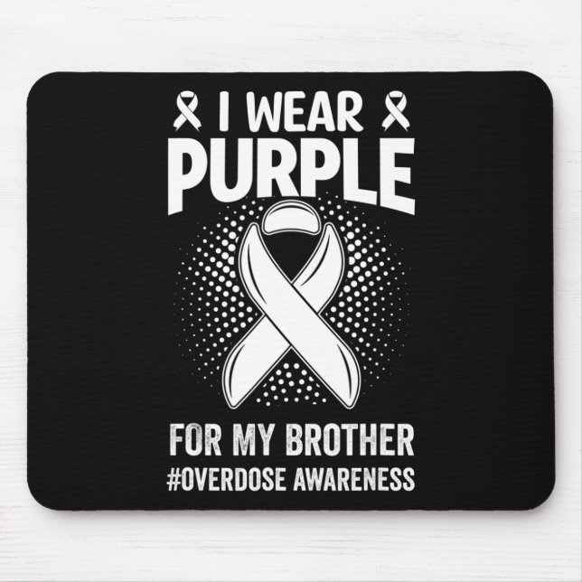 Mousepad Eu Visto Roxo Por Minha Consciência Da Sobredosage (Frente)