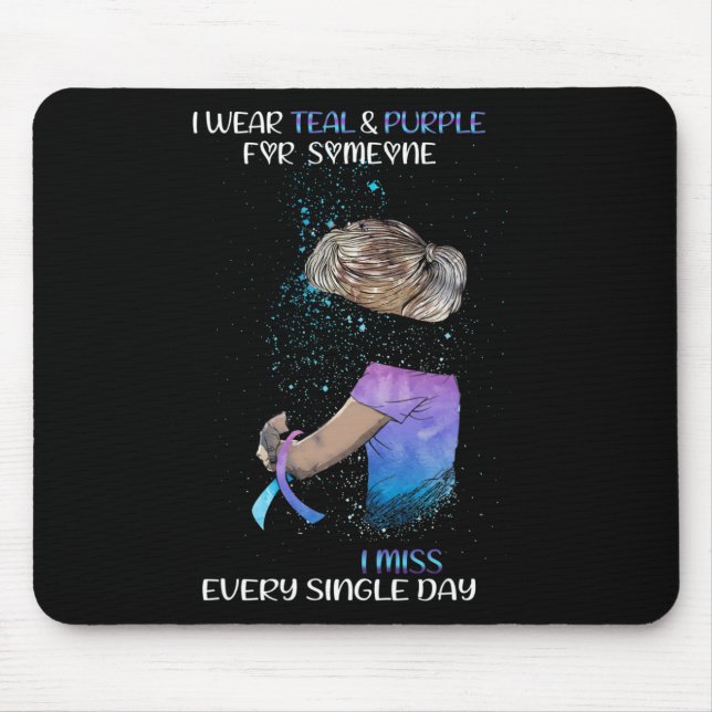 Mousepad Eu Visto Teto E Roxo Para Alguém Que Eu Sinto Falt (Frente)