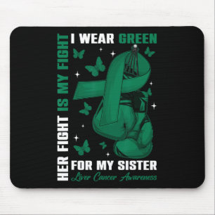 Mousepad Eu Visto Verde Para Minha Consciência Do Câncer de