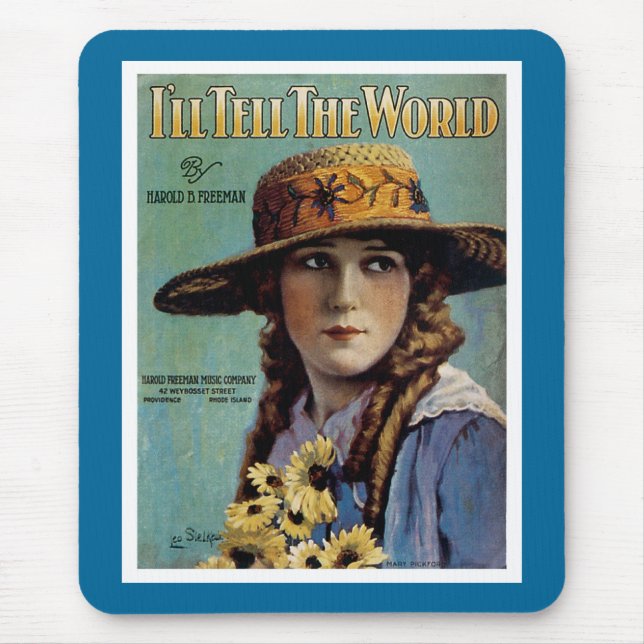 Mousepad Eu vou contar ao mundo (Frente)