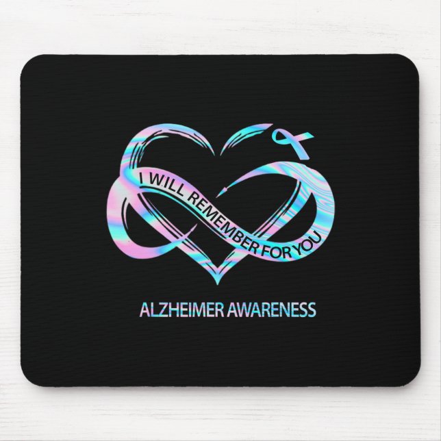 Mousepad Eu Vou Lembrar Por Você Heimerheimer Conscientizaç (Frente)