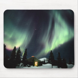 Mousepad EUA, Alasca, Chena Hot Springs. Aurora