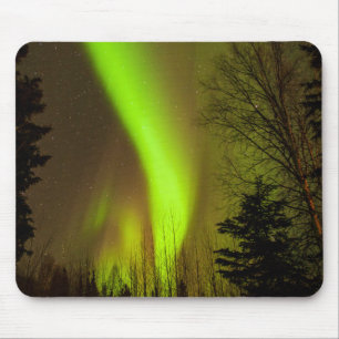 Mousepad EUA, Alasca, Chena Hot Springs. Vista da Aurora
