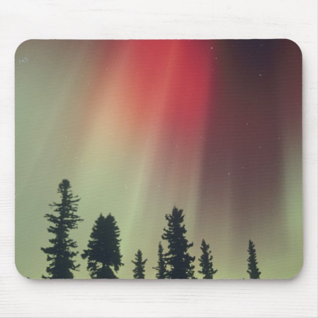 Mousepad EUA, área de Fairbanks, Alasca Central, Aurora (Frente)