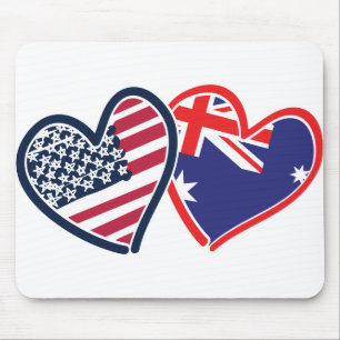 Mousepad EUA Austrália Love