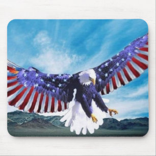 Mousepad EUA-Bandeira Eagle