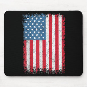 Mousepad EUA Bandeira Patriótica Americana Para Homens Meni