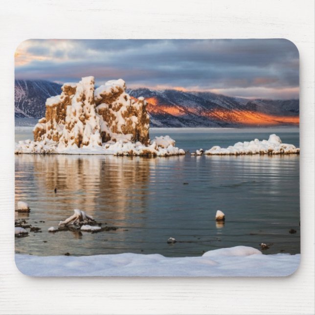 Mousepad EUA, Califórnia, nascer do sol no mono lago (Frente)