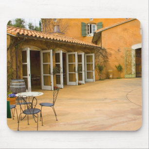 Mousepad EUA, Califórnia, Sonoma Valley, Pátio na Viansa