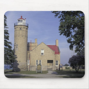 Mousepad EUA, Fio de Luz do Ponto Mackinac Antigo