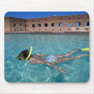 Mousepad EUA, FL, Florida Keys, Fort Jefferson, 1846,
