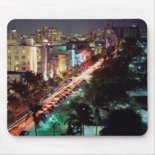 Mousepad EUA, Flórida, Miami Beach, Ocean Drive, Art Deco