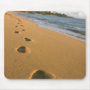 Mousepad EUA, Havaí, Kauai, Kapa'a, frente para a praia.