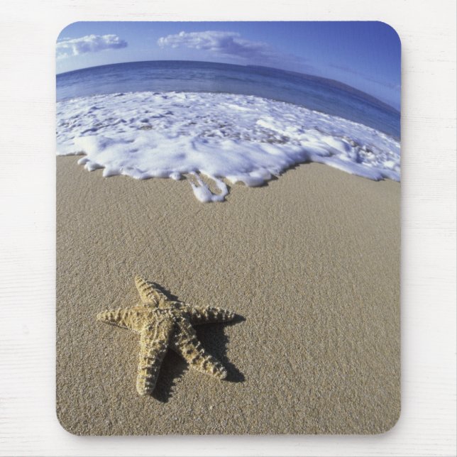Mousepad EUA, Havaí, Maui, Makena Beach, Starfish e (Frente)