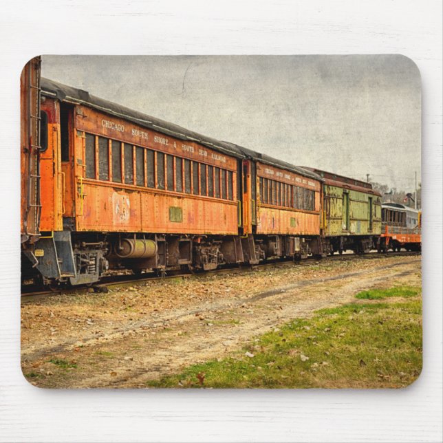 Mousepad EUA, Indiana. O museu norte da estrada de ferro de (Frente)