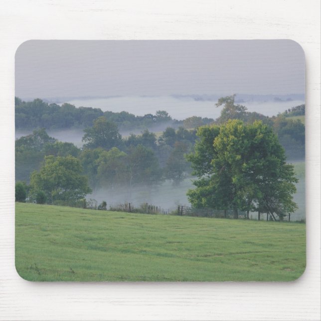 Mousepad EUA, Kentucky. Colinas onduladas do Bluegrass (Frente)
