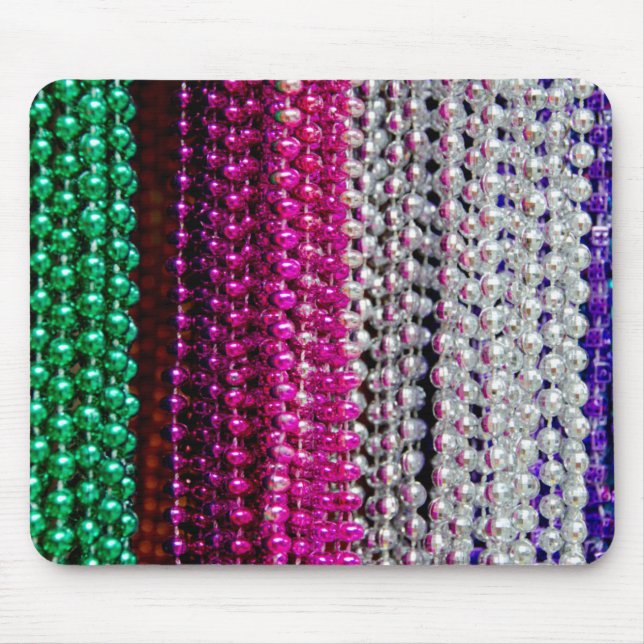 Mousepad EUA, Louisiana, Nova Orleans. Contas do Carnaval (Frente)