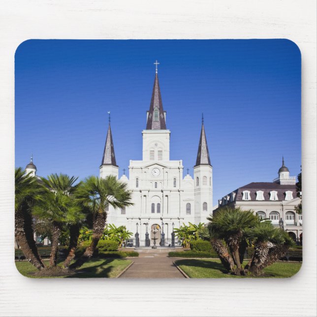 Mousepad EUA, Louisiana, Nova Orleans. Trimestre francês (Frente)