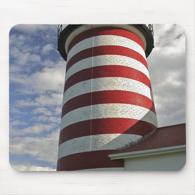Mousepad EUA, Maine, Lubec. West Quoddy Head (Frente)