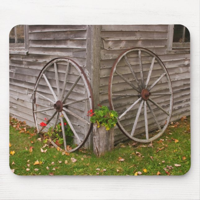 Mousepad EUA, Maine. Rodas de Carroça (Frente)