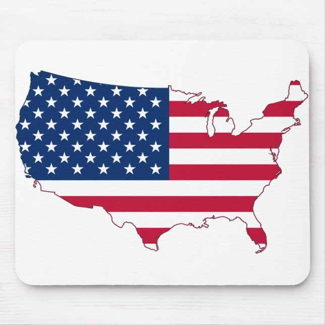 Mousepad EUA Map-map-usa-américa-maps-estados unidos (Frente)