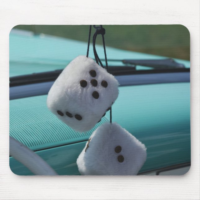Mousepad EUA, Massachusetts, Gloucester. Dados fofos em um (Frente)