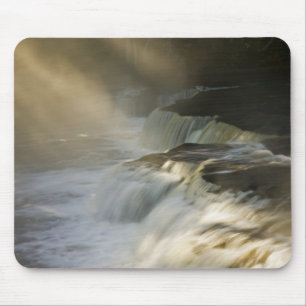Mousepad EUA, Michigan, Península Superior. Raios de sol em