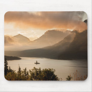 Mousepad EUA, Montana, Parque Nacional Glacier. Nascer do s