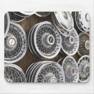 Mousepad EUA, New mexico, Prewitt: Auto Hubcaps/Rt. 66