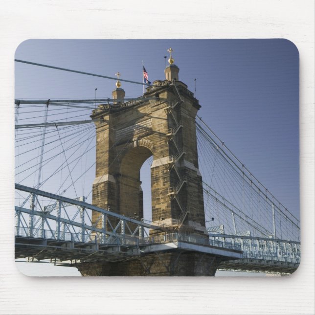 Mousepad EUA, Ohio, Cincinnati: Roebling Suspensão 3 (Frente)
