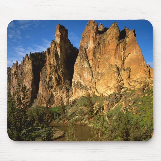 Mousepad EUA, Oregon, Cliffs Granitas No Estado De Smith Ro (Frente)
