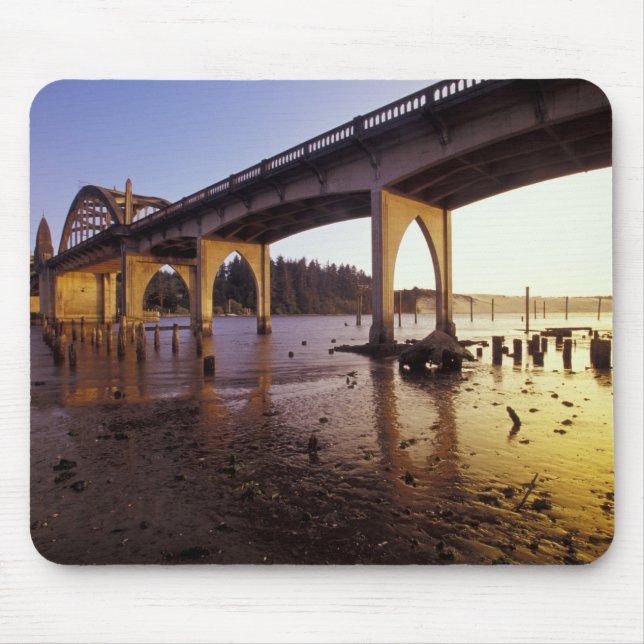 Mousepad EUA, Oregon, Florence. Ponte Siuslaw e (Frente)