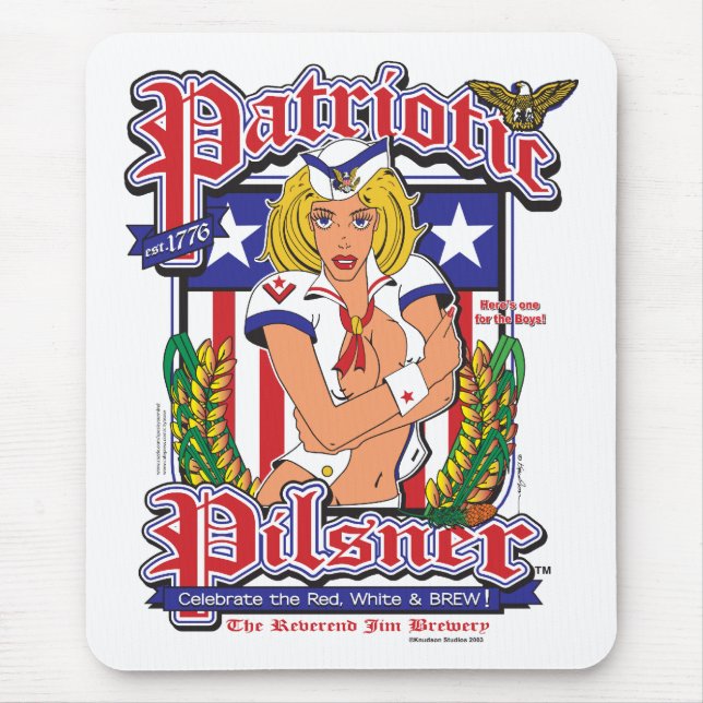 Mousepad EUA/Pilsner Patriótico (Frente)