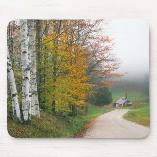 Mousepad EUA, Vermont. Casa de Açúcar Perto da Cidade de So (Frente)