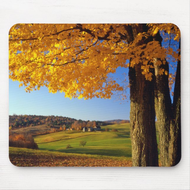 Mousepad EUA, Vermont. Cenário de Fazenda perto do Woodstoc (Frente)