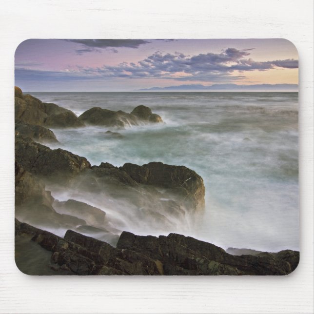 Mousepad EUA, Washington, Ilhas San Juan. Ondas batem (Frente)