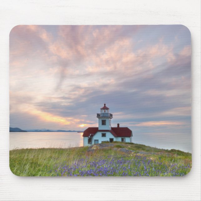 Mousepad EUA, Washington, Ilhas San Juan. Pôr do sol (Frente)