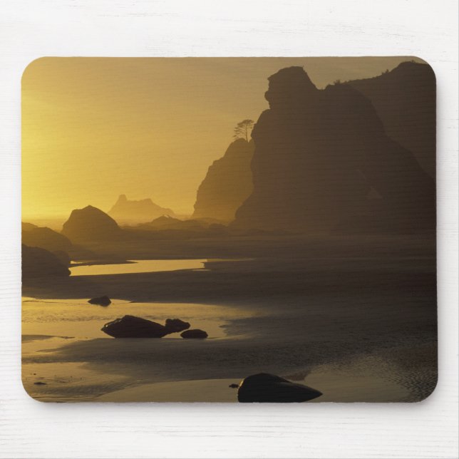 Mousepad EUA, Washington, Parque Nacional Olímpico, Pôr-do- (Frente)