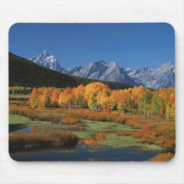 Mousepad EUA, Wyoming, Parque Nacional Grand Tetons em (Frente)