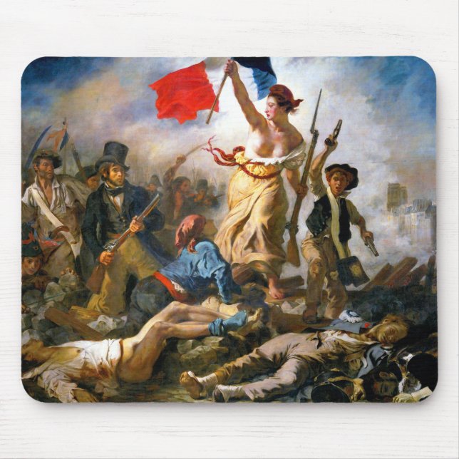 Mousepad Eugene Delacroix Liberty Liderando as Pessoas (Frente)