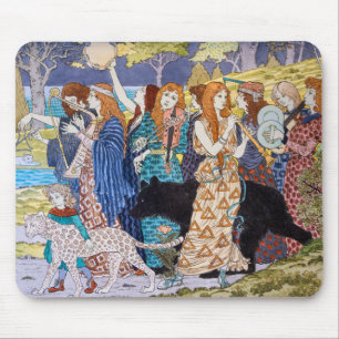Mousepad Eugene Grasset - Painel Decorativo Harmonia