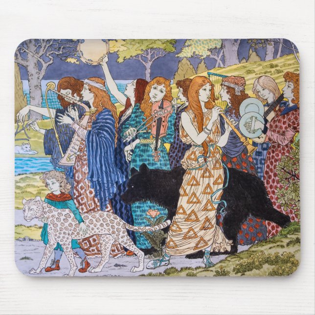 Mousepad Eugene Grasset - Painel Decorativo Harmonia (Frente)