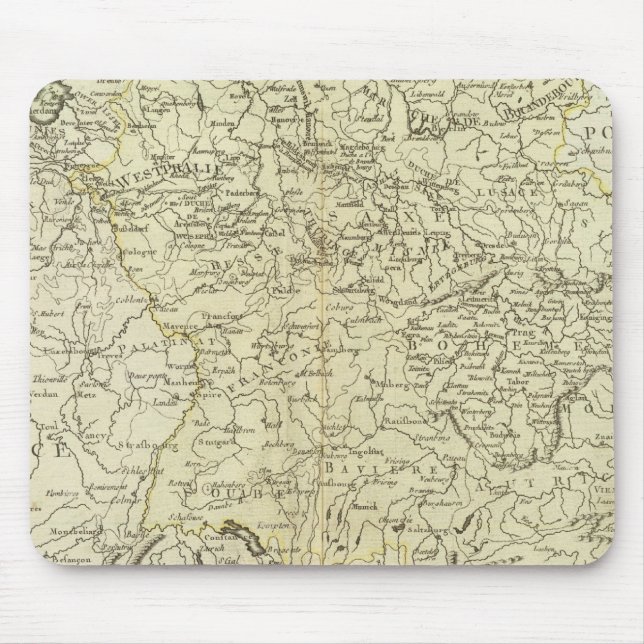 Mousepad Europa, Alemanha, Áustria (Frente)