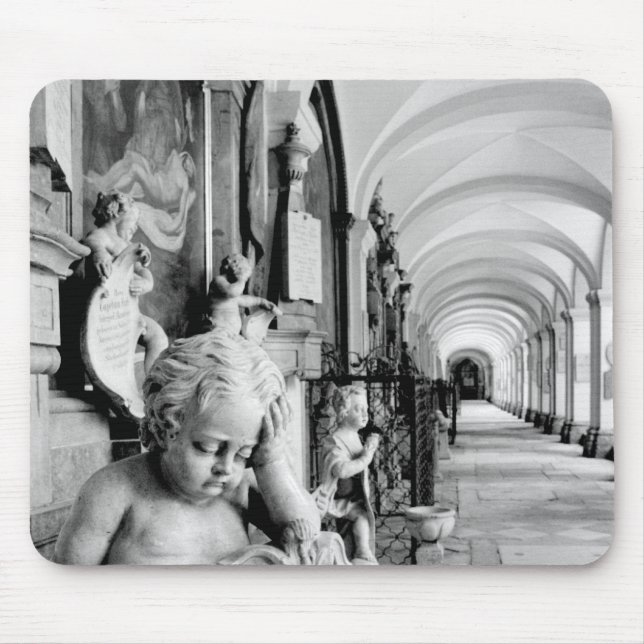 Mousepad Europa, Áustria, Salzburgo. Querubim e monumento 2 (Frente)