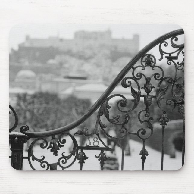 Mousepad Europa, Áustria, Salzburgo. Vista da Cidade Antiga (Frente)