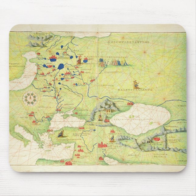 Mousepad Europa e Ásia central (Frente)