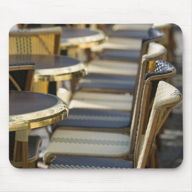 Mousepad Europa, França, Paris, Beaubourg: Mesas de Café / (Frente)