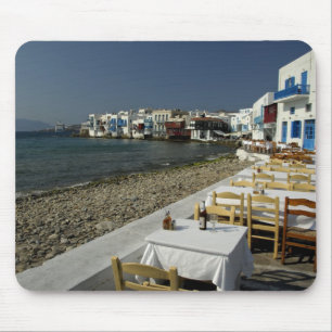 Mousepad Europa, Grécia, Mykonos. Vistas do litoral
